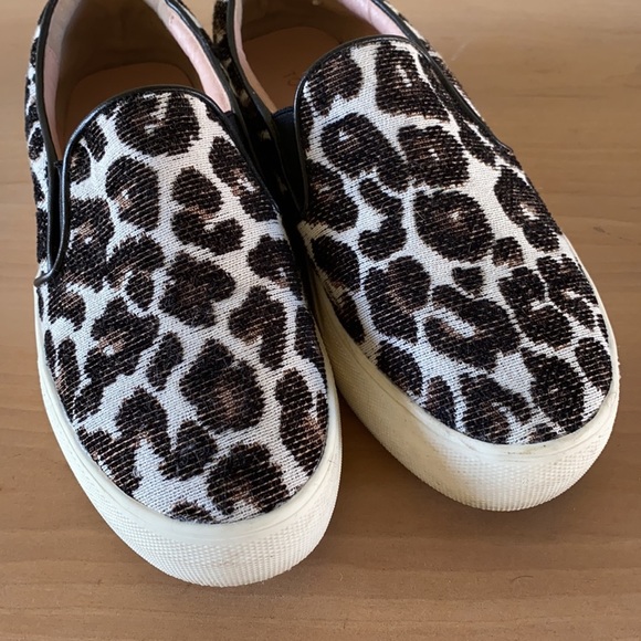 Topshop Leopard Print Canvas Slip On Fashion Sneakers Shoes Women EU 38 - Picture 5 of 17